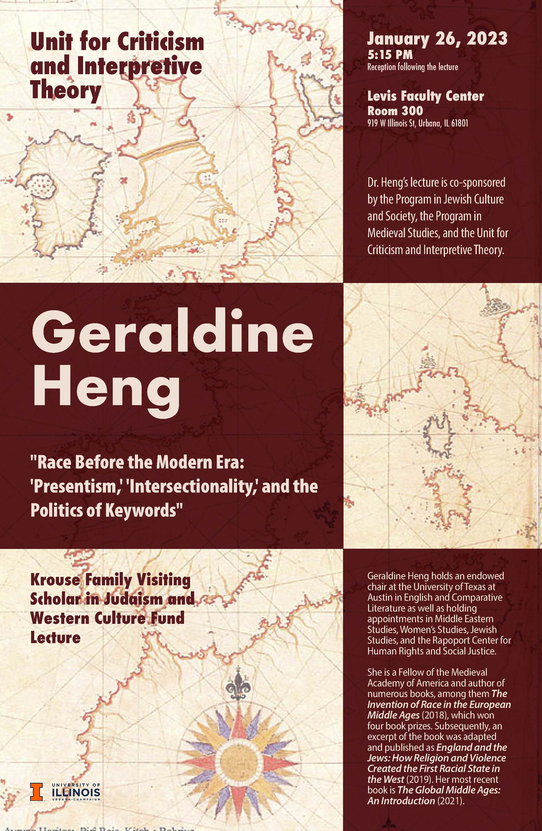 Distinguished Lecture from Geraldine Heng Unit for Criticism